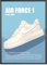 MJ-GRAPHICS® - Mood Mode Poster Sneaker Wohnzimmer Deko Schlafzimmer Fashion Bild Schuh Wandposter in A2, Fine Art Kunstdruck - Schuhe für Teenager Raumdekoration Sneaker Painting Blau - ohne Rahmen