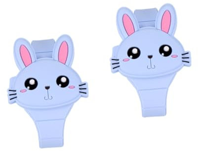DEARMAMY 2pcs Silicone Led Cartoon Watch Rabbit Shape for Boys and Girls Girls Birthday Toys Watch Toy Silicone