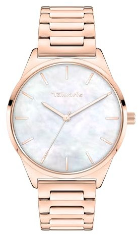 Tamaris Damen Analog Quarz Uhr mit Edelstahl Armband TT-0177-MQ