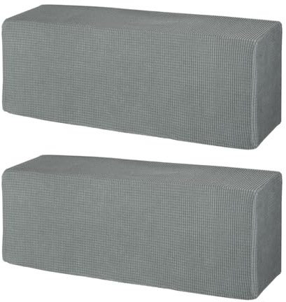 PATIKIL 33.9 Air Conditioner Cover, 2 Pack Indoor AC Cover Knitted Dustproof Dust Covers for Wall-Mounted Split Air Conditioners, Grey
