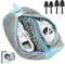 Sacchetto Scarpe Lavatrice, 2 in 1 Sacchetto per Lavare Scarpe in Lavatrice, Riutilizzabile Doppie Cerniere e Doppie Tasche Sacchetti Scarpe Lavatrice con 2 Paia di Supporti Per Scarpe