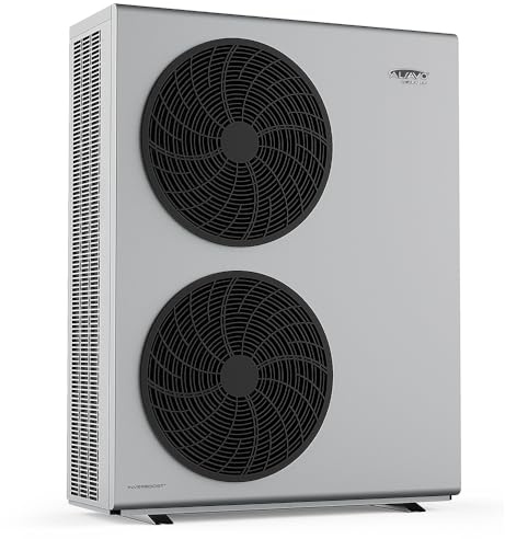 ALSAVO Pompe À Chaleur Air-Eau Monobloc HEAT R32 16 kW, Triphasé avec Double Ventilateur, A+++ Efficacité Énergétique, Pour Chauffage Et Eau Chaude