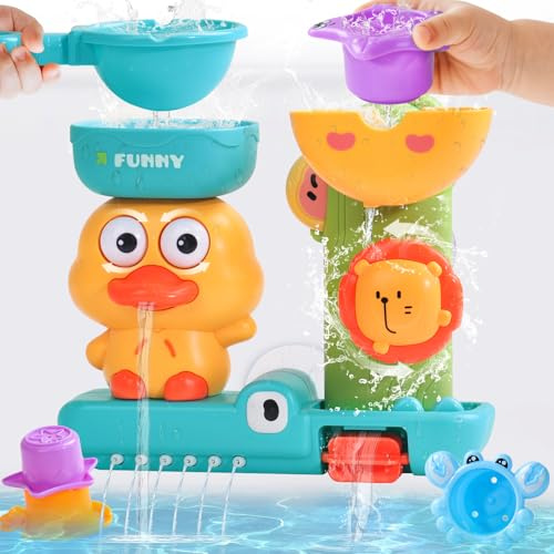 Juguetes Niños 1 Año, Juguetes Bañera Bebe, Juego Baño Bebe, 6-12-18 Meses