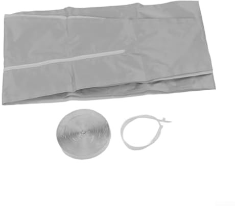 Kit de sellado de ventana portátil de aire acondicionado, paño de sellado de ventana de poliéster impermeable para marco y deslizamiento para ventanas, fácil instalación sin taladro (300 cm)