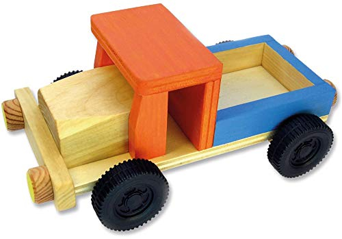 matches21 HOME & HOBBY LKW DIY Holz Bastelset für Kinder ab 8 Jahren als Lastwagen Modell