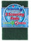 Minky Extra Strong Scouring Pads, Polyester, Green, 13.5 x 4 x 9 cm, Pack of 3