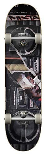 Zoo Unisex – Erwachsene York Logo Skateboard, Boom Box, 7.75