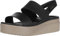 Crocs Women's Brooklyn Low Wedge W Clog, Black Mushroom, 5 UK