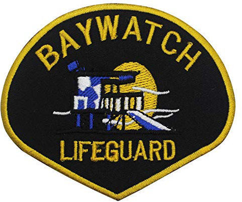 Baywatch-Film-Flicken zum Aufbügeln oder Aufnähen, Stickerei, Cartoon-Aufnäher.