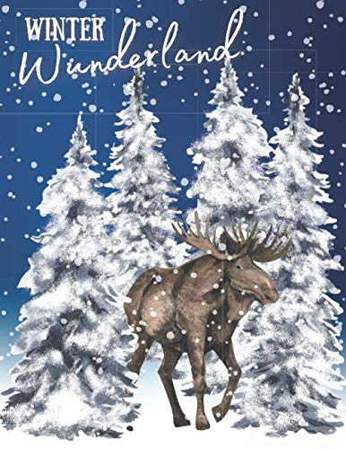 Winter Wunderland - Weihnachtsplaner: Der Festtags Party Organizer beinhaltet wöchentliche Kalender, Erlebnis- und Dekorationslisten, Menüplan, ... Einkaufs- und Aufgabenlisten sowie Notizen