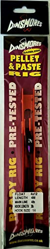 PELLET/PASTE CARP POLE RIG 4M 4LB HOOK SIZE 14