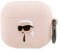 Karl Lagerfeld KLA3RUNIKP Hülle für Airpods 3 Rosa Silicone Karl Head 3D