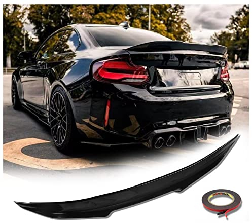 F36 Heckspoiler im PSM-Stil, glänzend, schwarz, für BMW 4er-Serie 2014–2020, Performance-Tuning-Limousine, 4-Türer, Coupé, 420i, 428i, 430i, 435i, 440i, Heckspoiler