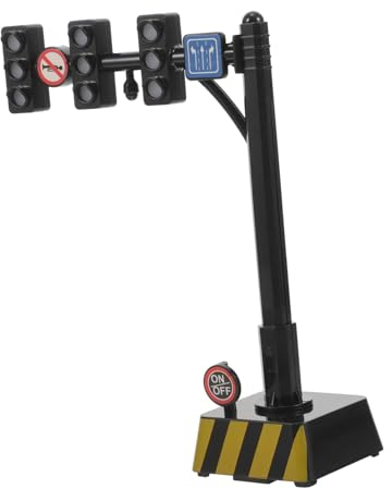 STOBOK Ampelspielzeug Ampel Spielzeug Kinder-Ampel Ampel-Spielzeug Ampeln Spielzeuge Embleme Mini-Signallampe Lernspielzeug Miniatur das Schild Modell licht Stopplicht schmücken Plastik