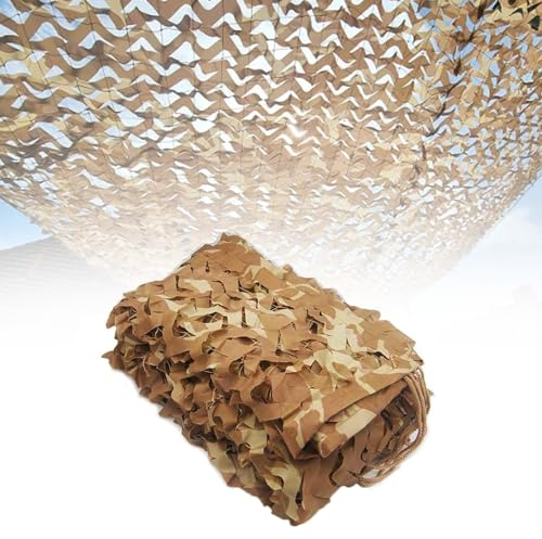 ZYHJAUP Tarnnetz, Tarnanzug, Tarp für dekorativen Sonnenschutz Jagd Camping im Freien Militär Deko Jagd Sichtschutz Camping Garten Pfeilfangnetz Tarnzelt Fotografie Sonnenschutz 4x5m(13.1 * 16.4ft)