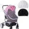 JSMTKJ Moskitonetz Kinderwagen 2Pcs Universal Insektenschutz für Kinderwagen/Bett oder Autositz 120x60 cm