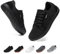 Chaussures Pieds Nus Homme Femme Barefoot Minimalistes Marche Légère Walking Shoes Unisexe Sneakers Antidérapant Noir EU39