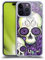 Head Case Designs Violett Blühende Totenköpfe Softgelhülle Kompatibel Mit Apple iPhone 14 Pro Max Und Kompatibel Mit Magsafe Zubehör