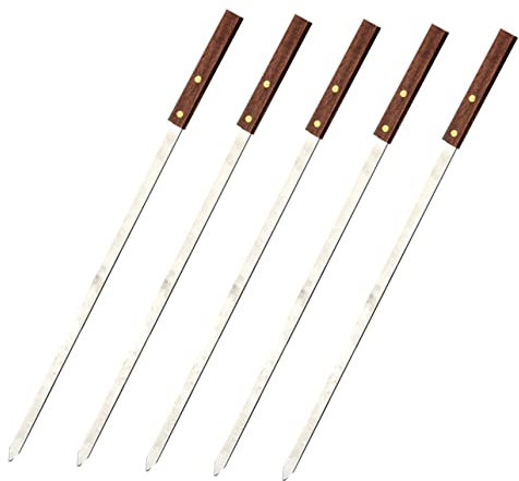 Mipcase 5pezzi Inossidabile Per Bbq Riutilizzabili Per e Facili Utilizzare e Resistenti Al