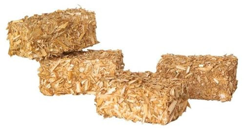 Tradineur - Pack de 4 pacas de Paja para Belén, Adorno para Nacimiento, Portal, Pesebre, Navidad, decoración Tradicional - 4,5 x 3 x 1,5 cm