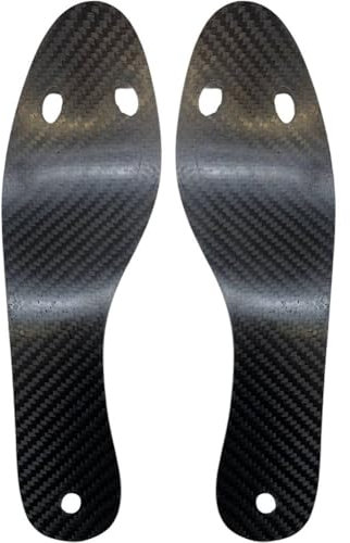 Glixoft Plantilla De Fibra De Carbono Plantilla De Refuerzo Fuerte Placa De Pie De Carbono Completa Inserto De Calzado Deportivo para Correr Soporte para Deportes Anti Torsión Mejorado