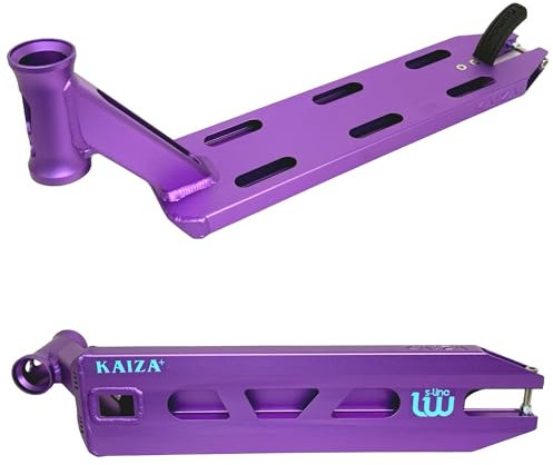 F26 Longway Kaiza V4 Stunt Scooter Deck I Trick Roller I 1085g leicht I Fortgeschritten/Profi (Lila)