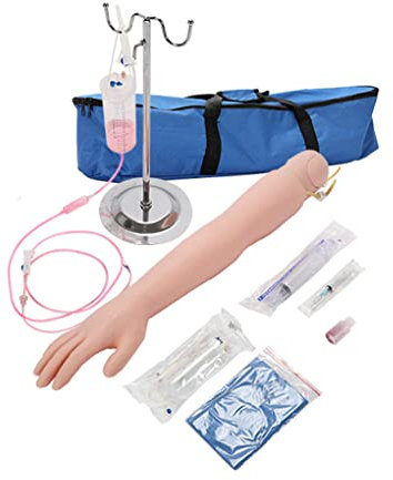 XDAWQP Modello di Braccio avanzato Puntura arteriosa venosa del Braccio e Modello di Allenamento intramuscolare Simula Il Dispositivo di circolazione sanguigna Modello di puntura IV Insegnamento di