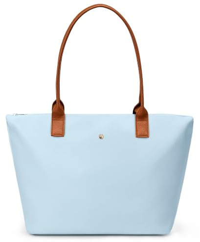 KALIDI Large Handbags for Women Tote Bag with Zip Nylon Women's Totes | Foldable Waterproof Handbags for Women Top-handle Bags for Work,School,Travel,Leisure,Shopping