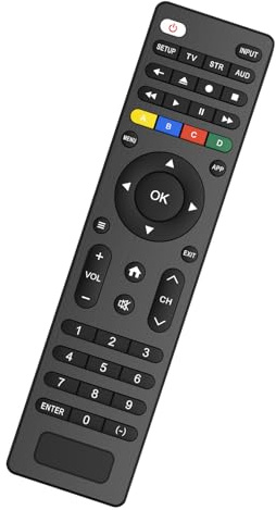 Universal TV Remote Control for Samsung, LG, Sony, Hisense, TCL, Toshiba, Insignia, Panasonic, Vizio, Sharp, Philips, Hitachi, JVC TV Black