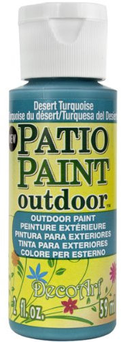 DecoArt Outdoor Acylic Paint, Acrylic, Desert Turquoise, 59ML