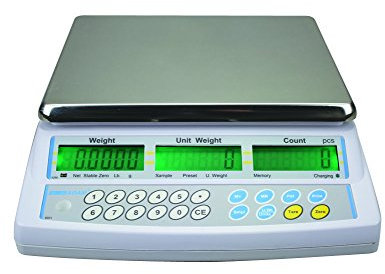 AE ADAM CBC 30M Eichfähige Zählwaage, 30 kg Kapazität, 10 g Ablesbarkeit