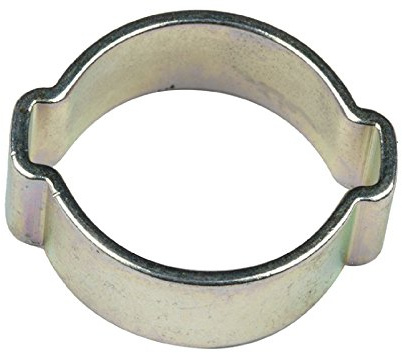 10 x Double Ear O Clips Fuel Clamps, Water Coolant Pipes Air Hydraulic Hoses[ 15-18mm ]