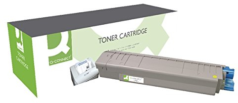 Q-Connect Wiederaufbereiteter Toner für OKI 44059253 Toner Gelb