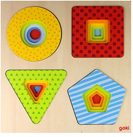 goki 1 57705 HolzpuzzleHolzpuzzleGOKILayer-PuzzleFormen, Bunt