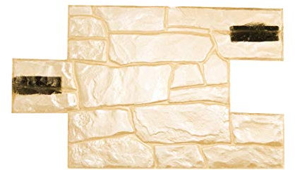 3D Granite Stone Pattern Vertical Decorative Impression Concrete Cement Imprint Mat Stamp (Granite 1pcs)