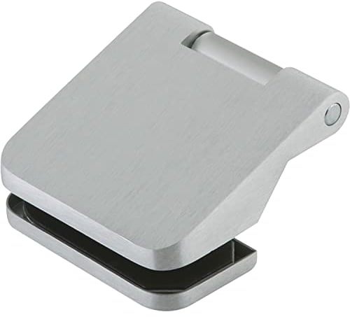 Dorma Glas Junior Office Türband Flügelteil (Türbeschalg) für Glastüren, Glasstärke 8-10mm, Türscharnier Alu silber eloxiert Inhalt: 2 Stück