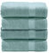DONE Deluxe Gästehandtücher 4er Set Zwirnfrotier Weich Hautfreundlich 100% Baumwolle Set Ocean 30x50cm, 550gr/m²