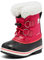 Sorel Yoot Pac Nylon WP, Stivali da Neve Impermeabili Unisex - Bambini e ragazzi, Rosso (Bright Rose 211), 29 EU