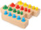 Boxiki kids Montessori-Spielzeug. Stapelbares Regenbogen Holzpuzzle. Innovatives Puzzle für die Intelligenz und Ihr Kind Kreativität.