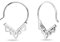 LeCalla Sterling Silber Schmuck Antik Balinesisch Stammes- Reifen-Ohrringe für Frauen Mädchen