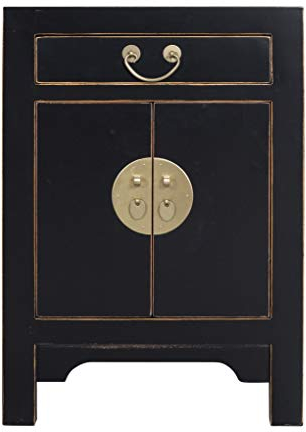 Fine Asianliving Tables de Chevet Chinoises Tables de Nuit Chinoises Armoire de Chevet Chinoises Chevets Chinois Meubles Chinois Meubles orientaux Asiatique 42x35x 60