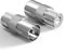 Ancable Female To Male TV Aerial Coaxial Coupler 2 PCS, T/F Type Screw Connector Socket to RF Coax Aerial Adapter, TV Aerial Male Coax Plug to F Socket Adaptor