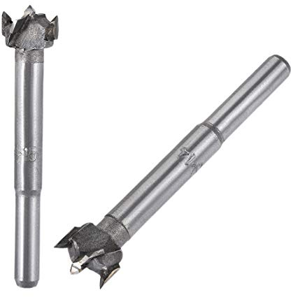 sourcing map Forstnerbohrer 14mm 15mm Durchm. Lochsäge Hartmetall legierter Stahl 2in1 Satz