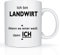 Print-Klex Berufstasse mit Landwirt Motiv Bedruckt Landwirt Tasse für Beruf Geschenk Kaffeebecher Geschenktasse Teetasse Arbeitstasse Arbeitsbecher mit Druck 330ml Beruf Tasse