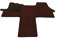 Mertex Automatte Autoteppich kompatibel mit Ducato 250, Jumper II 250, Boxer II 250 ab Bj. 2006 Schmutzfang Oslo (Terra, Fahrerhausteppich)