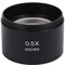 ZHIXUN Wd165 0,5X Stereo Mikroskop Vorsatz Objektiv Barlow Objektiv mit 1-7/8 Befestigungs Gewinde (M48Mm)