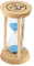 Artibetter Mini Sablier en Bois Sablier 3 Minutes Transparent Sablier Minuteries Montre de Sable Soufflé à La Bouche Sablier Minuterie pour Bureau Salle de Classe Cuisine Bleu