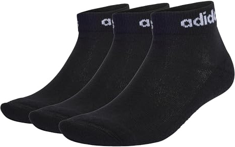 adidas Think Linear Ankle Socks 3 Pairs Calzini alla Caviglia Unisex - Adulto (Pacco da 3)