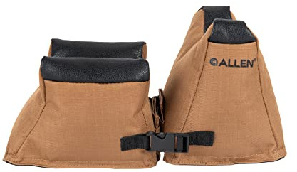 Allen Company Unfilled Front & Rear Shooting Bag Combo, Tan/Black