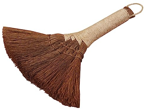 PLAFOPE Palm Broom Desktop Broom with Dustpan Household Cleaning Accessory for Efficient Sofa and Bed Cleaning Ideal for Dust and Debris Removal in Home Environments